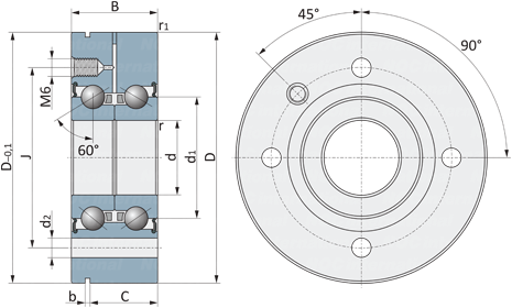 BEAM 025075-2RS/PE
