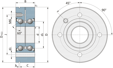 BEAM 020068-2RS/PE